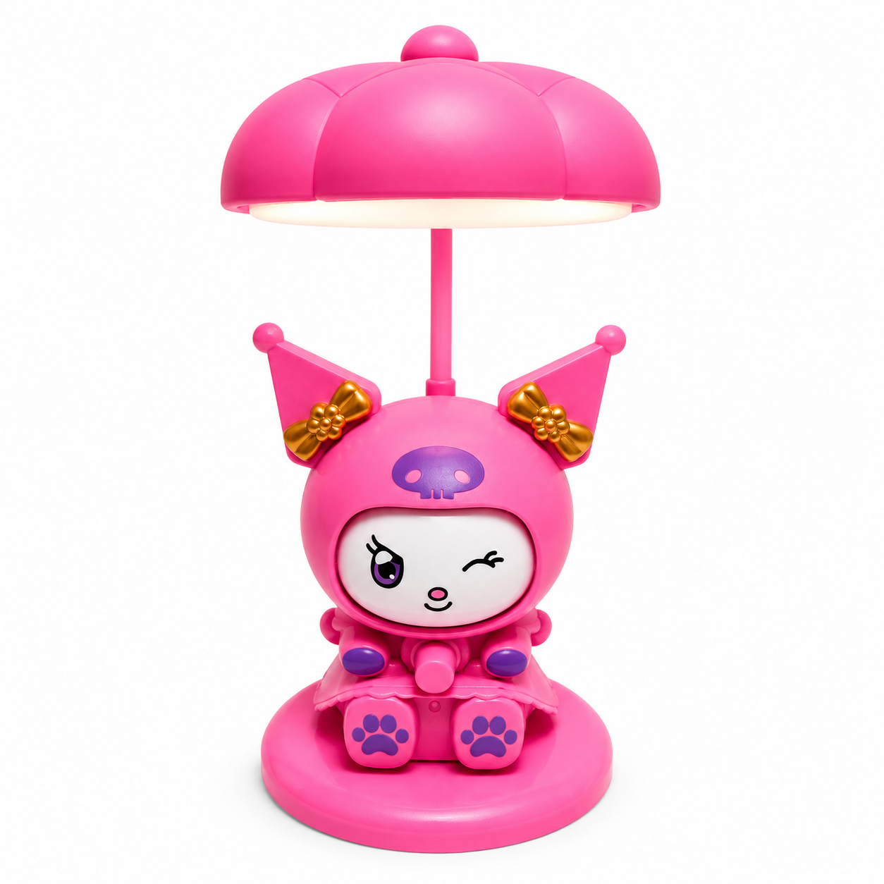 Cute Character LED Night Lamp with Built-in Rechargeable Battery