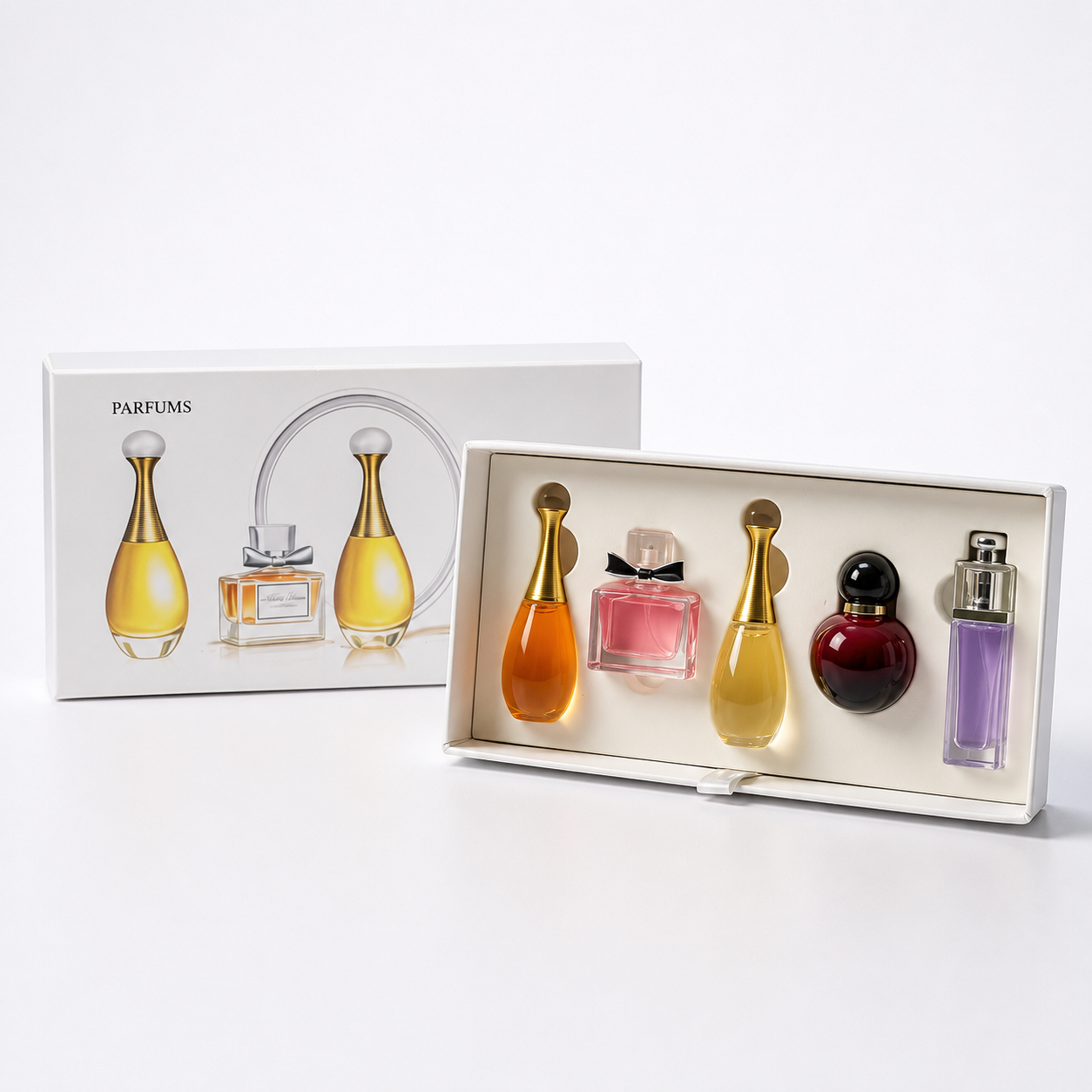 5 Pcs Premium Perfumes+1 Pcs Mini Card Perfume Free