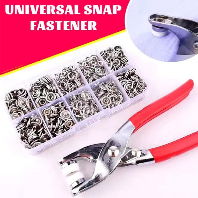 Hand Pressure Pliers for Prong Snap Button Fastener