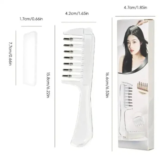Refillable Scalp Oil Applicator Comb with Massage