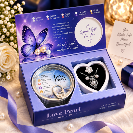 Love Pearl Necklaces Gift Box