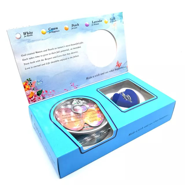 Love Pearl Necklace Gift Box Freshwater Pearl Jewelry