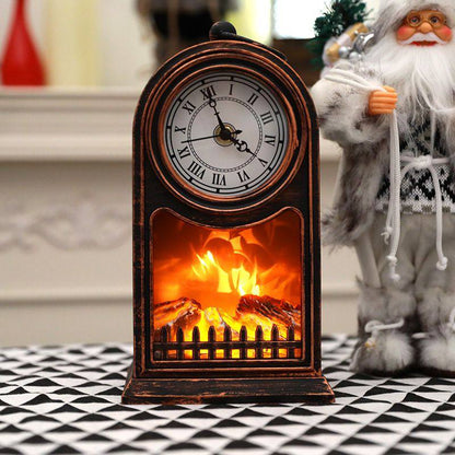 Clock Fireplace