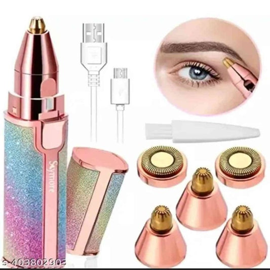 2 in 1 Electric Eyebrow Trimmer & Facial Hair Remover
