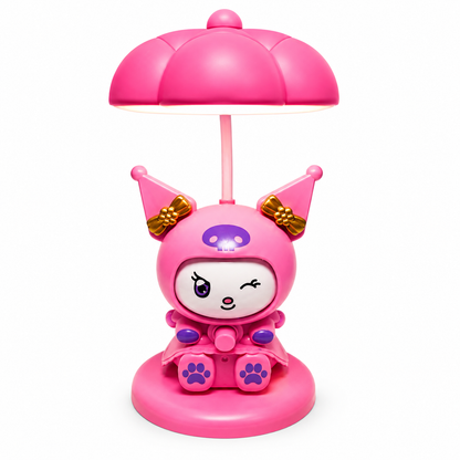 Cute Character LED Night Lamp with Built-in Rechargeable Battery