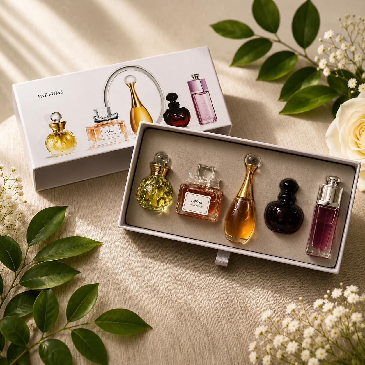 5 Pcs Premium Perfumes+1 Pcs Mini Card Perfume Free