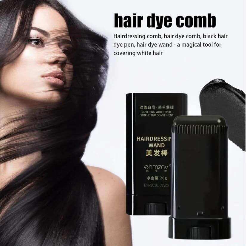 Hair Dye Comb Wand for Covering White Hair