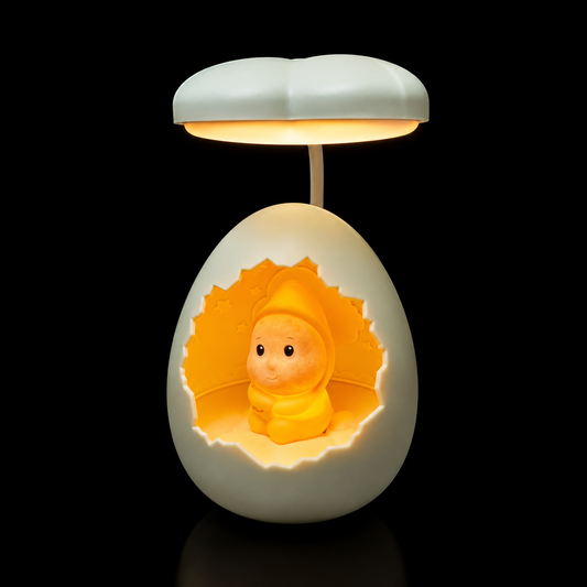 Cute Egg Baby LED Night Lamp with Rechargeable Battery