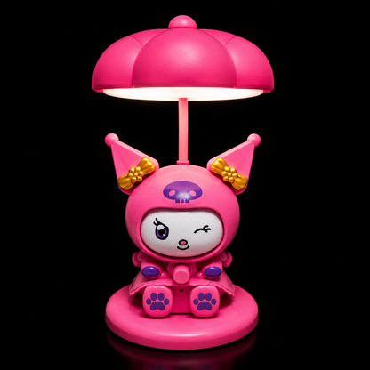 Cute Character LED Night Lamp with Built-in Rechargeable Battery