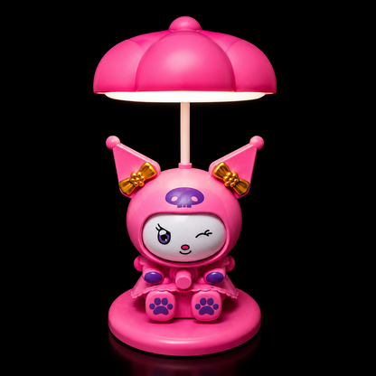 Cute Character LED Night Lamp with Built-in Rechargeable Battery