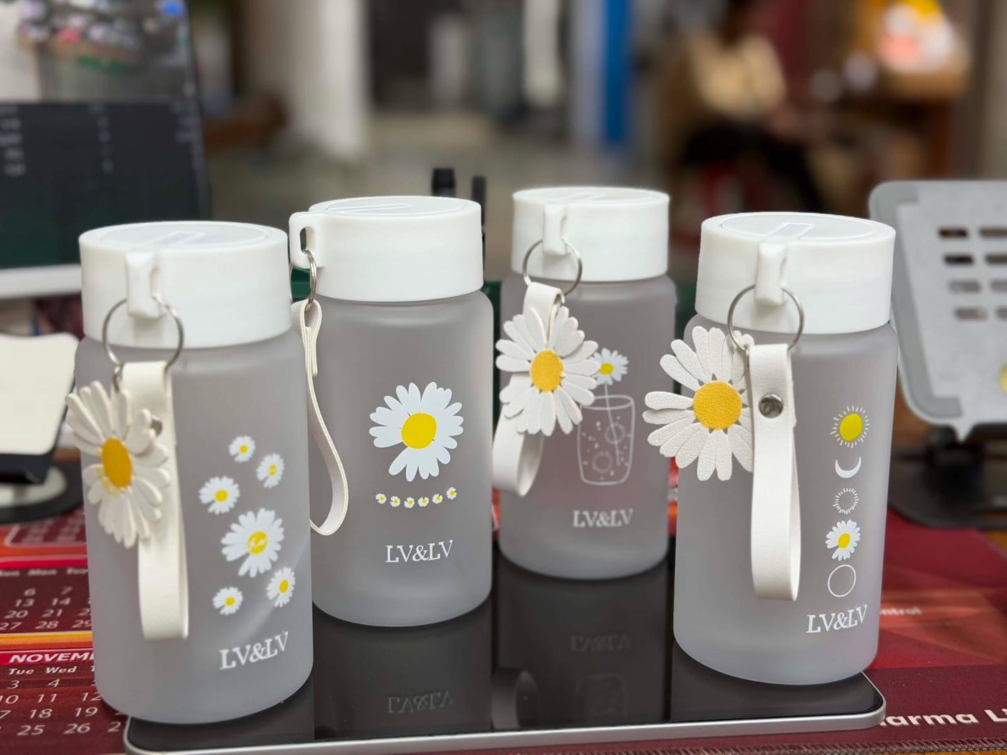 Cute Daisy Water Bottle 500ml