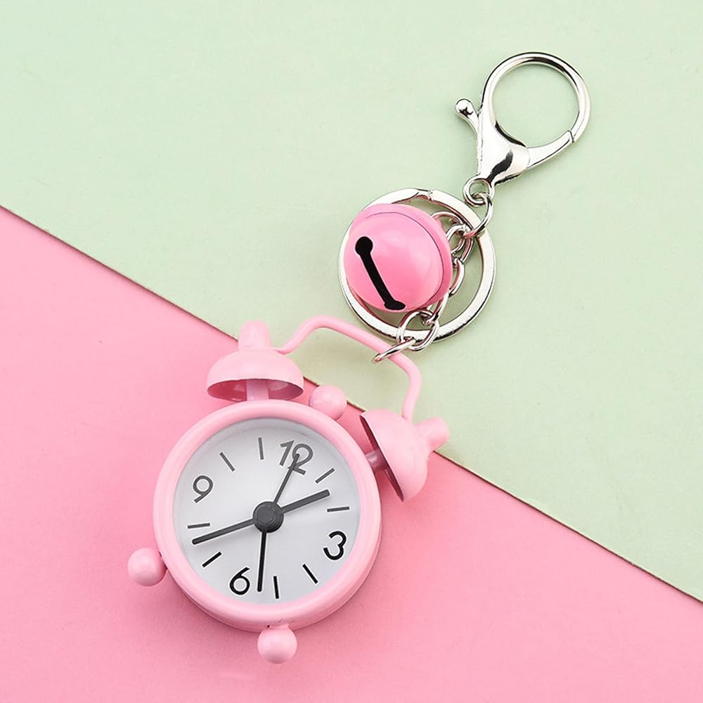 Mini Alarm Clock Keychain