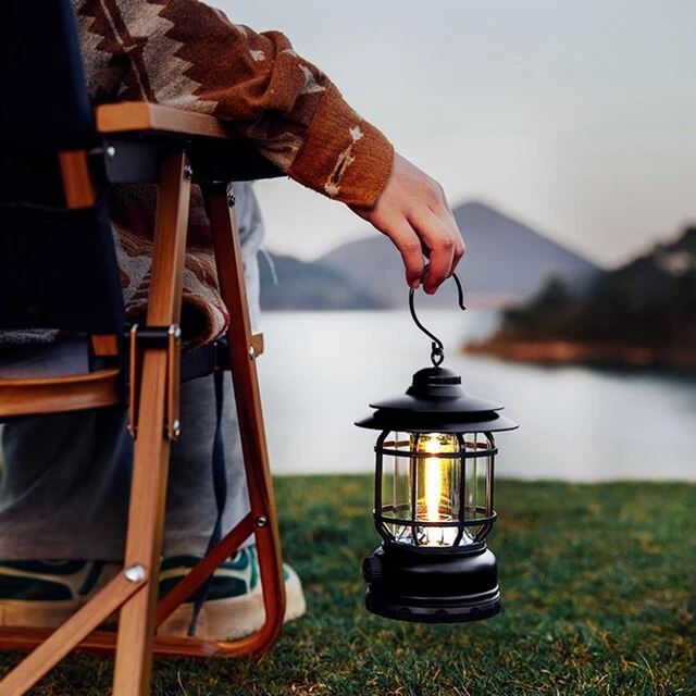 Portable Camping Lantern LED Light with Hanging Hook