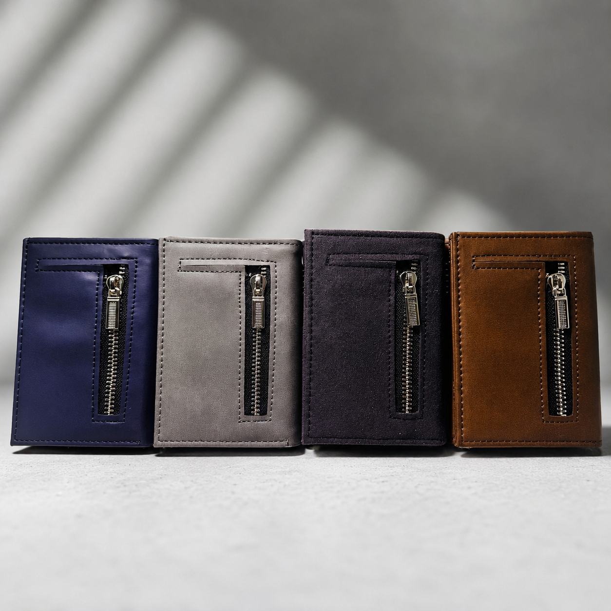 Artemis RFID Slim Wallet for Men | Zip Cash,Coin Pocket & Card Holder