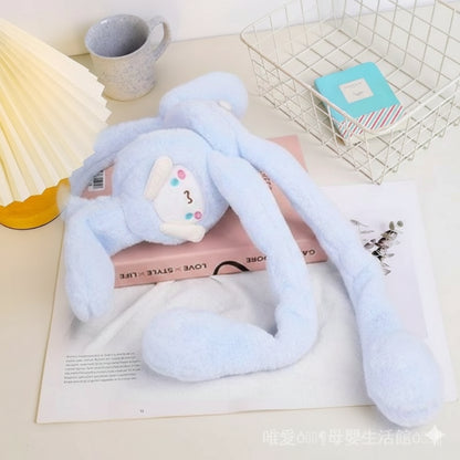 Long Bunny Plush Ear Warmer Headband