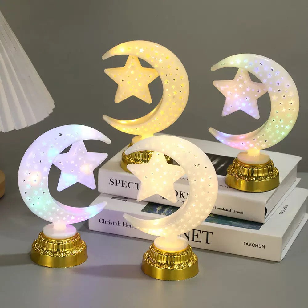 Moon Star LED Night Light – Decorative Table Lamp