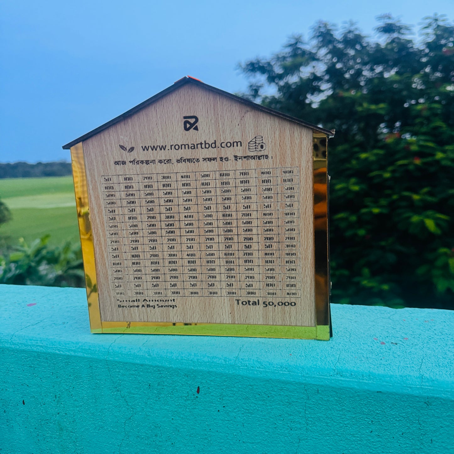 50,000 Taka Home Money Savings Challenge Box(ফ্রি মার্কার পেন)