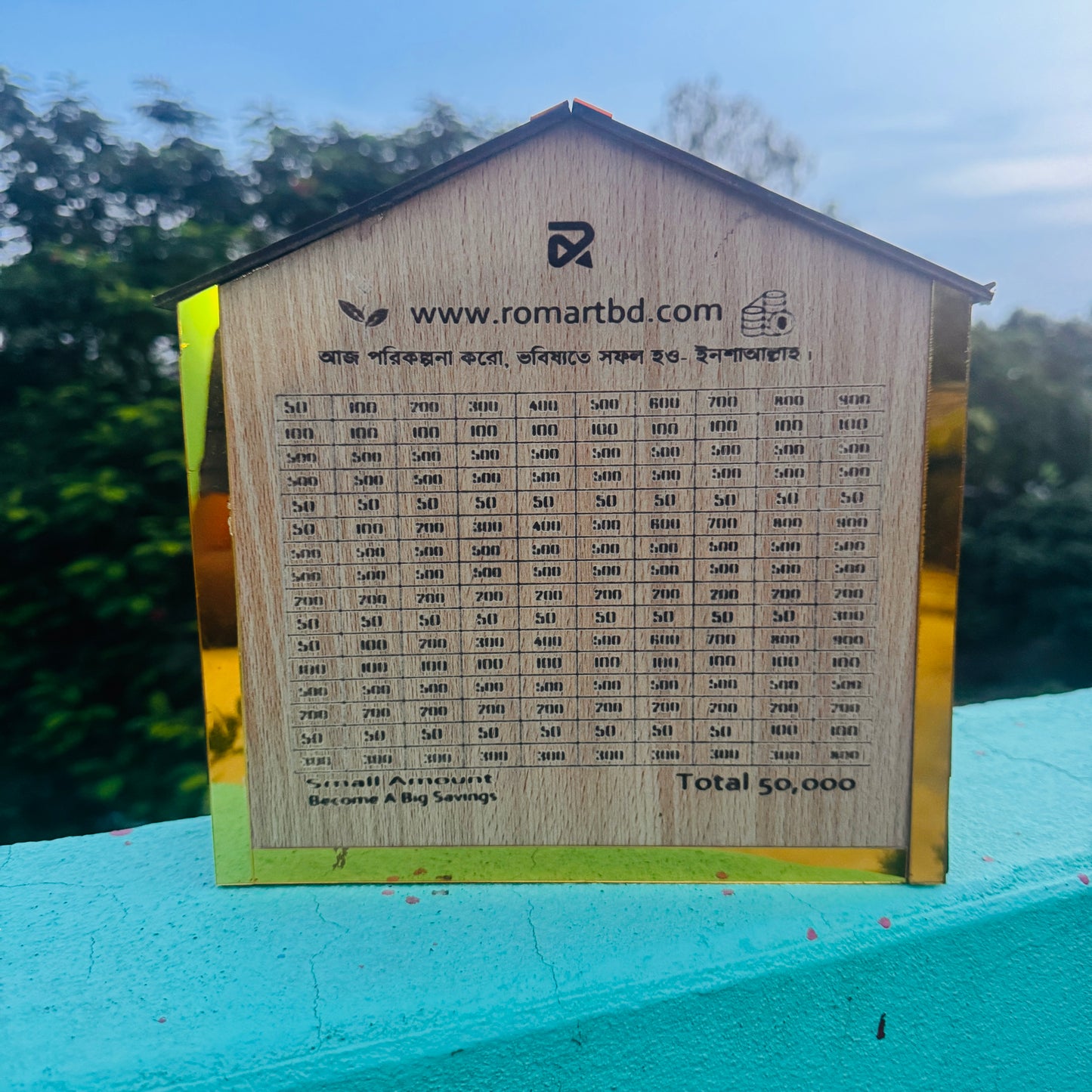 50,000 Taka Home Money Savings Challenge Box(ফ্রি মার্কার পেন)