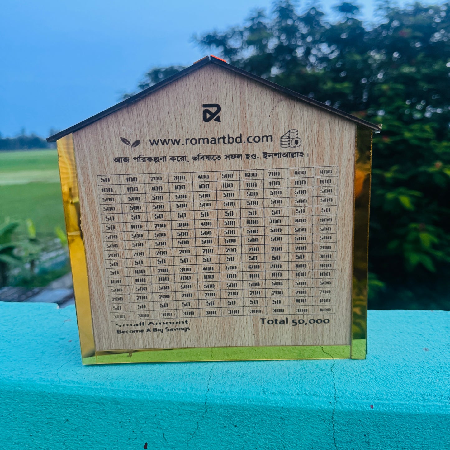 50,000 Taka Home Money Savings Challenge Box(ফ্রি মার্কার পেন)