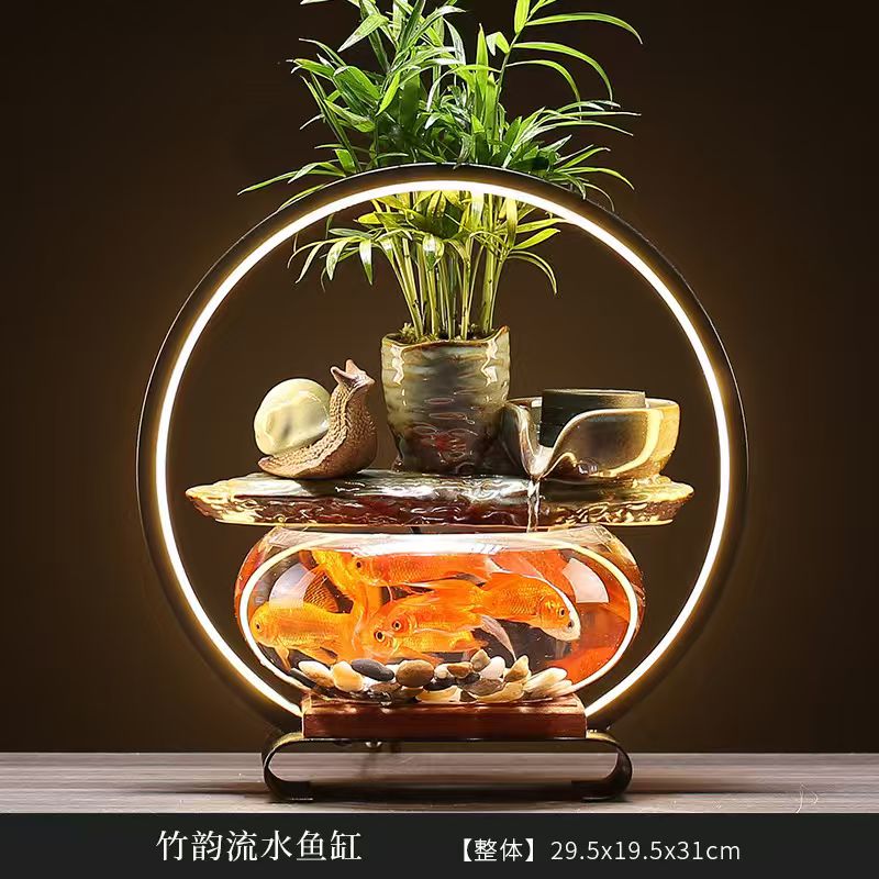 Flowing Water Fish Tank