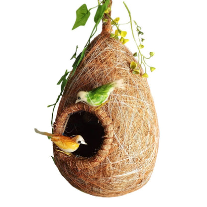 Handmade Hanging Bird Nest for Home & Garden Decoration