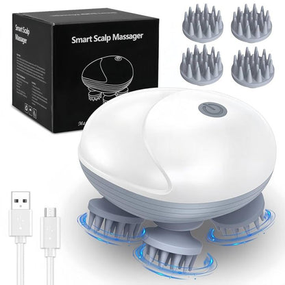 Smart Scalp Massager – Electric Head Massage & Scalp Care Device