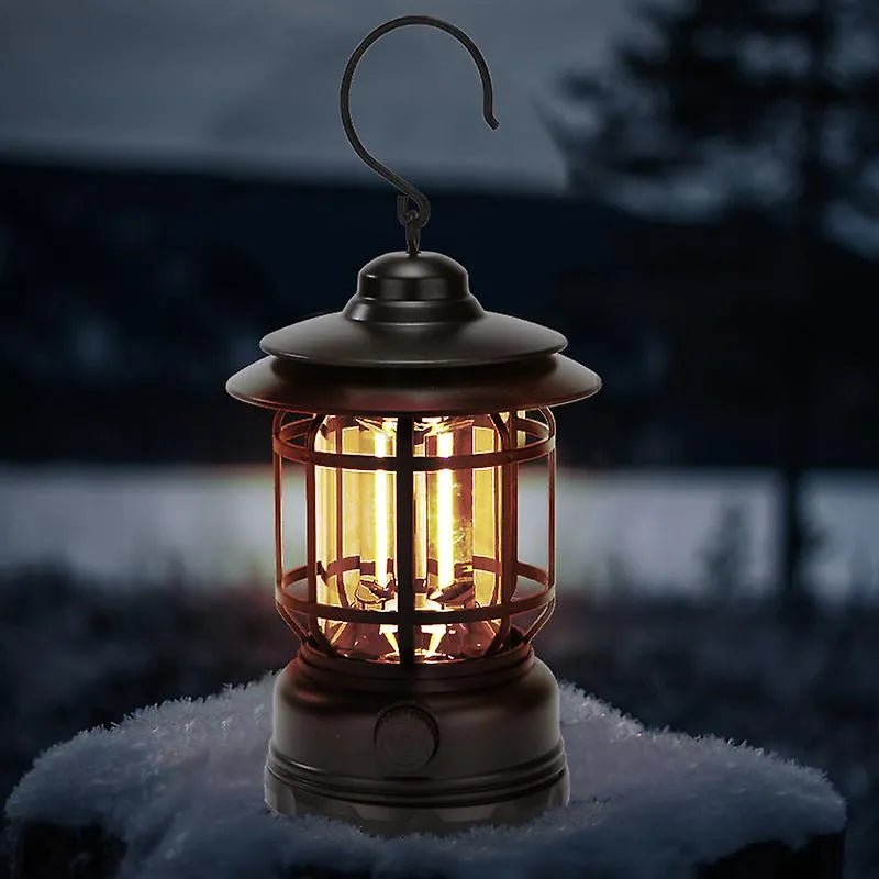 Portable Camping Lantern LED Light with Hanging Hook