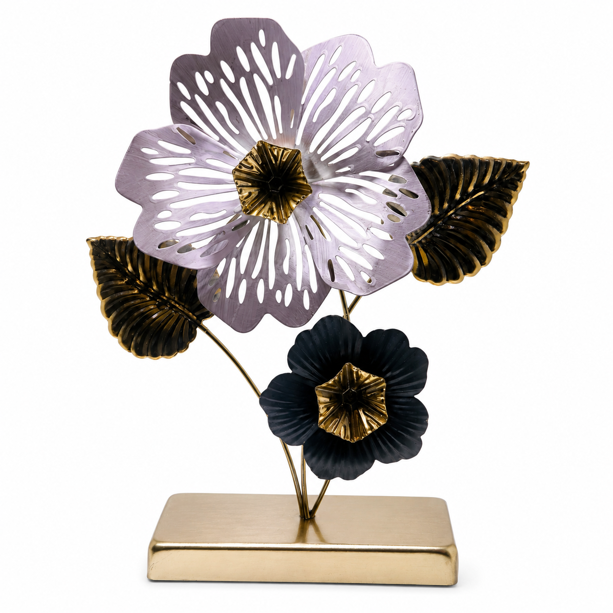 Modern Metal Flower Table Decor – Elegant Home Decoration
