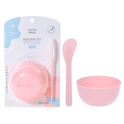 Facial Mask Bowl Set with Mixing Spatula