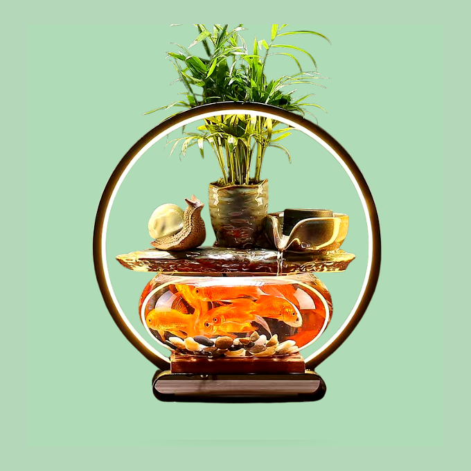 Flowing Water Fish Tank