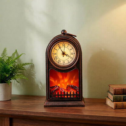 Clock Fireplace