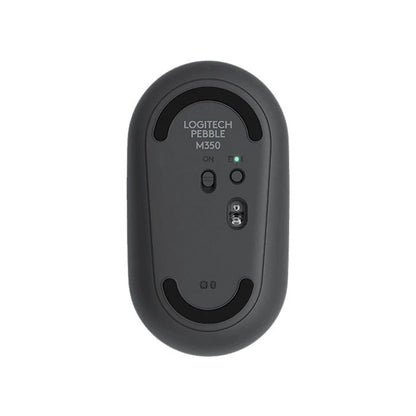 Logitech Pebble M350 optical sensor bottom view wireless mouse
