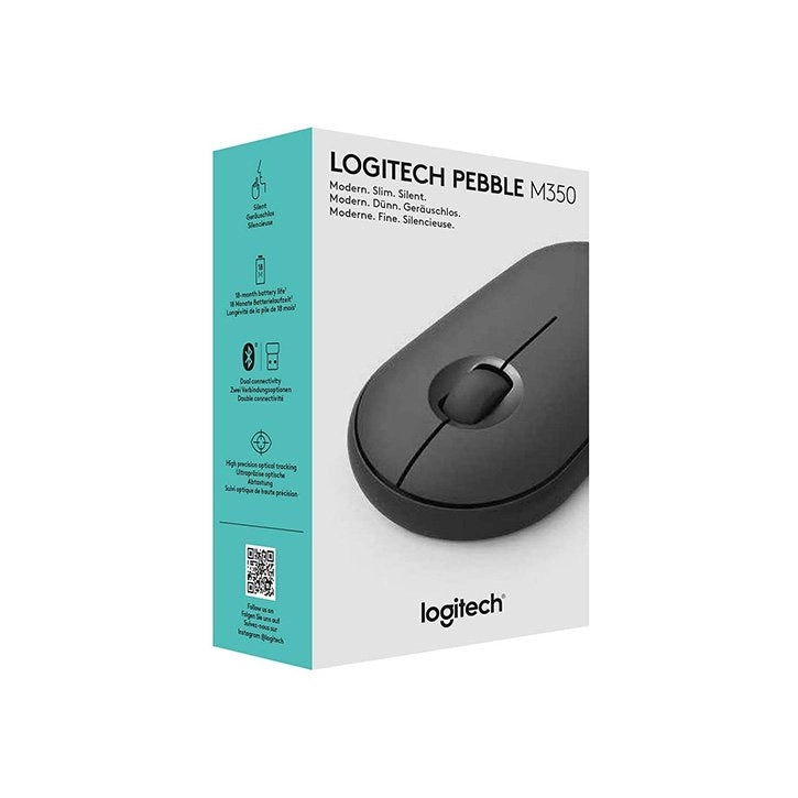 Logitech Pebble M350 mouse original box packaging available in Bangladesh