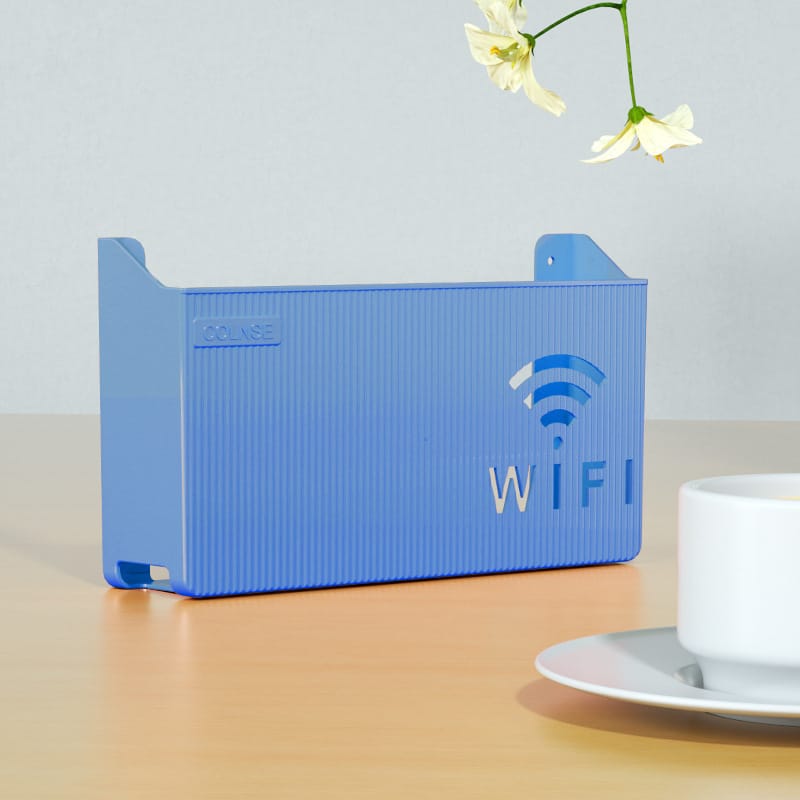 Wall Mounted WiFi Router Storage Box & Organizer