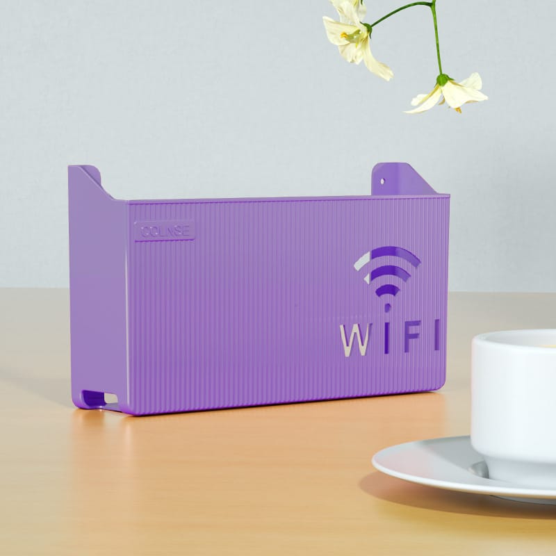 Wall Mounted WiFi Router Storage Box & Organizer